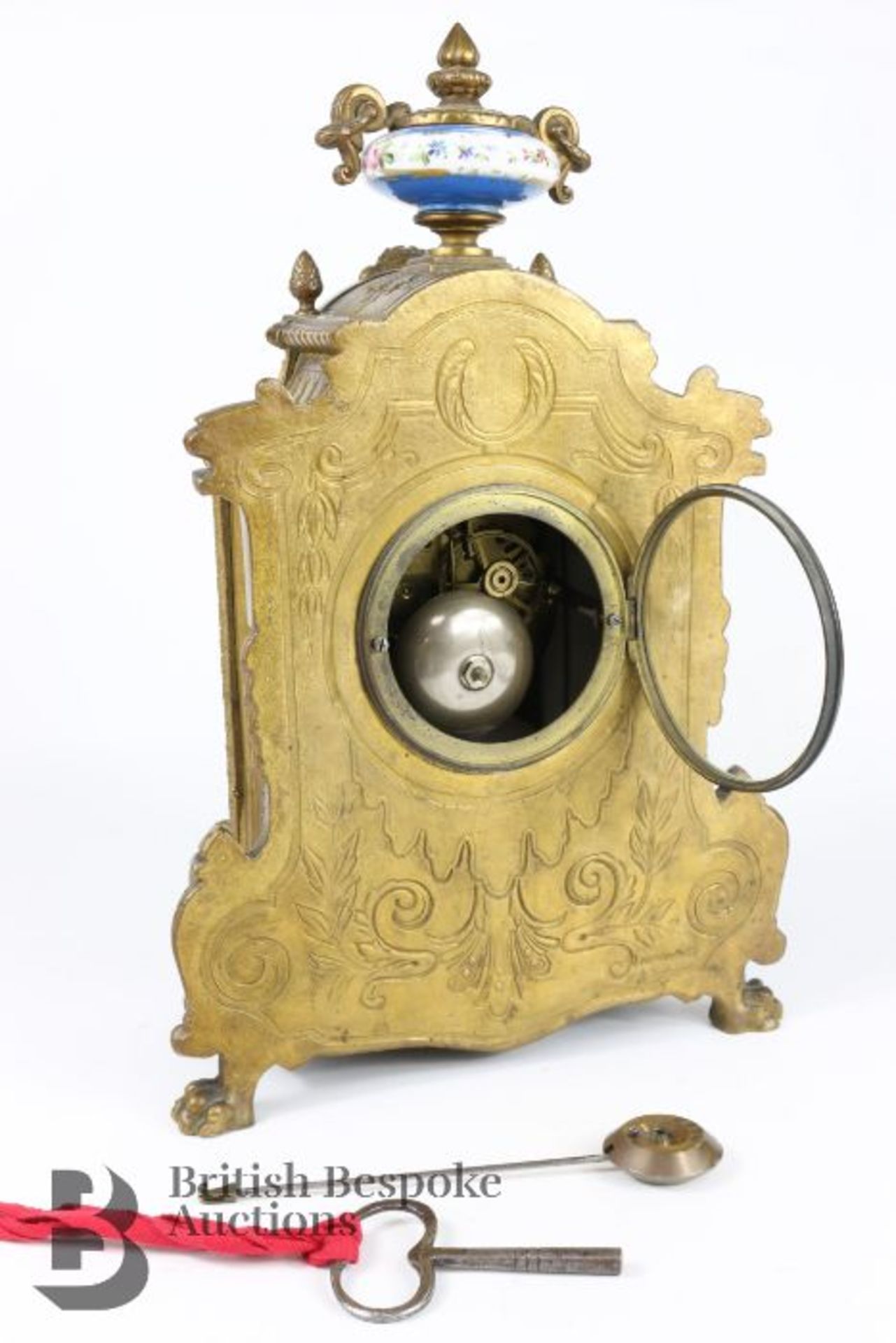 Sevres Style Mantel Clock - Image 10 of 12