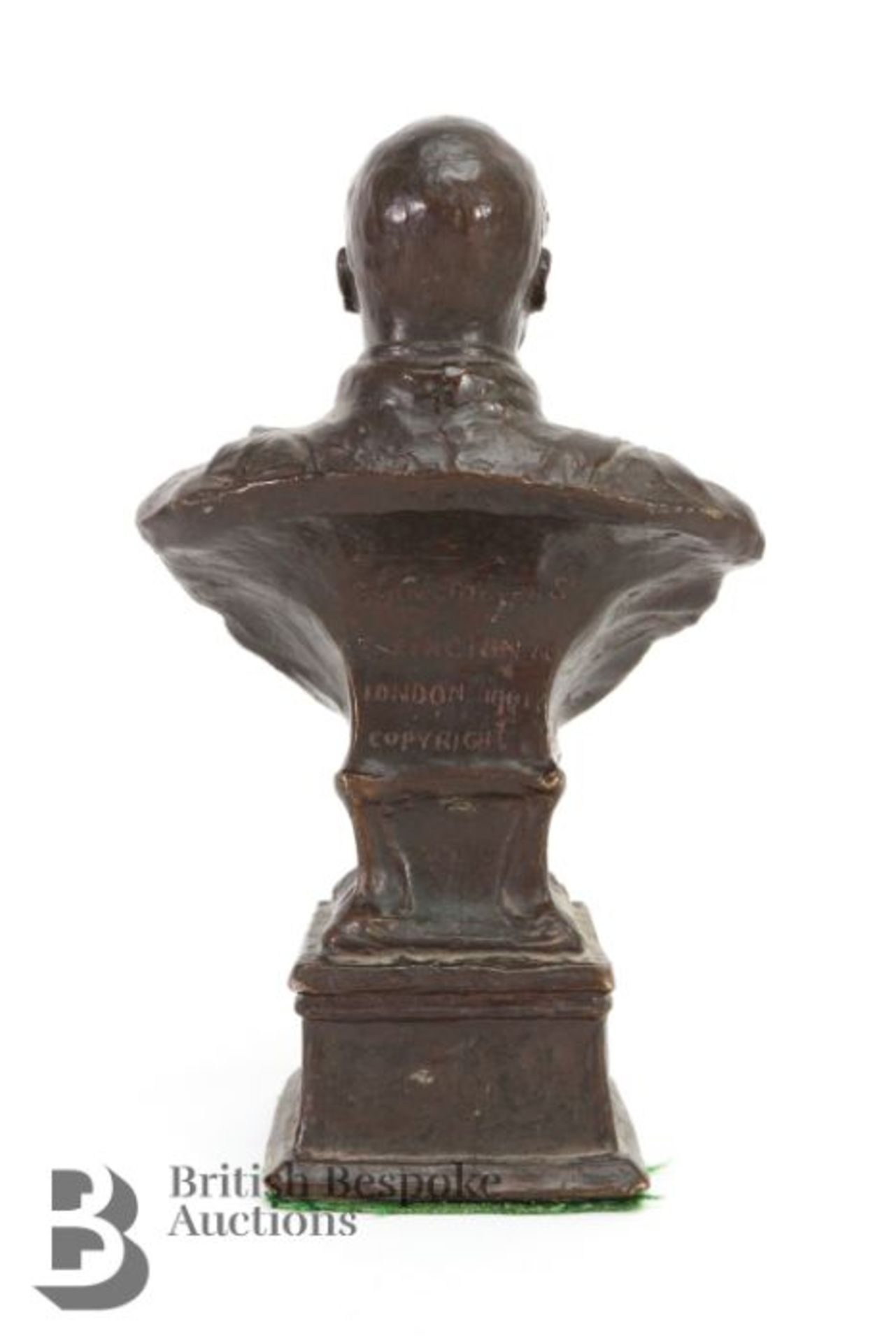 Sydney March Bronze Bust of Edward VII - Bild 4 aus 5