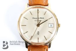 9ct Gold Mappin & Webb Wrist Watch