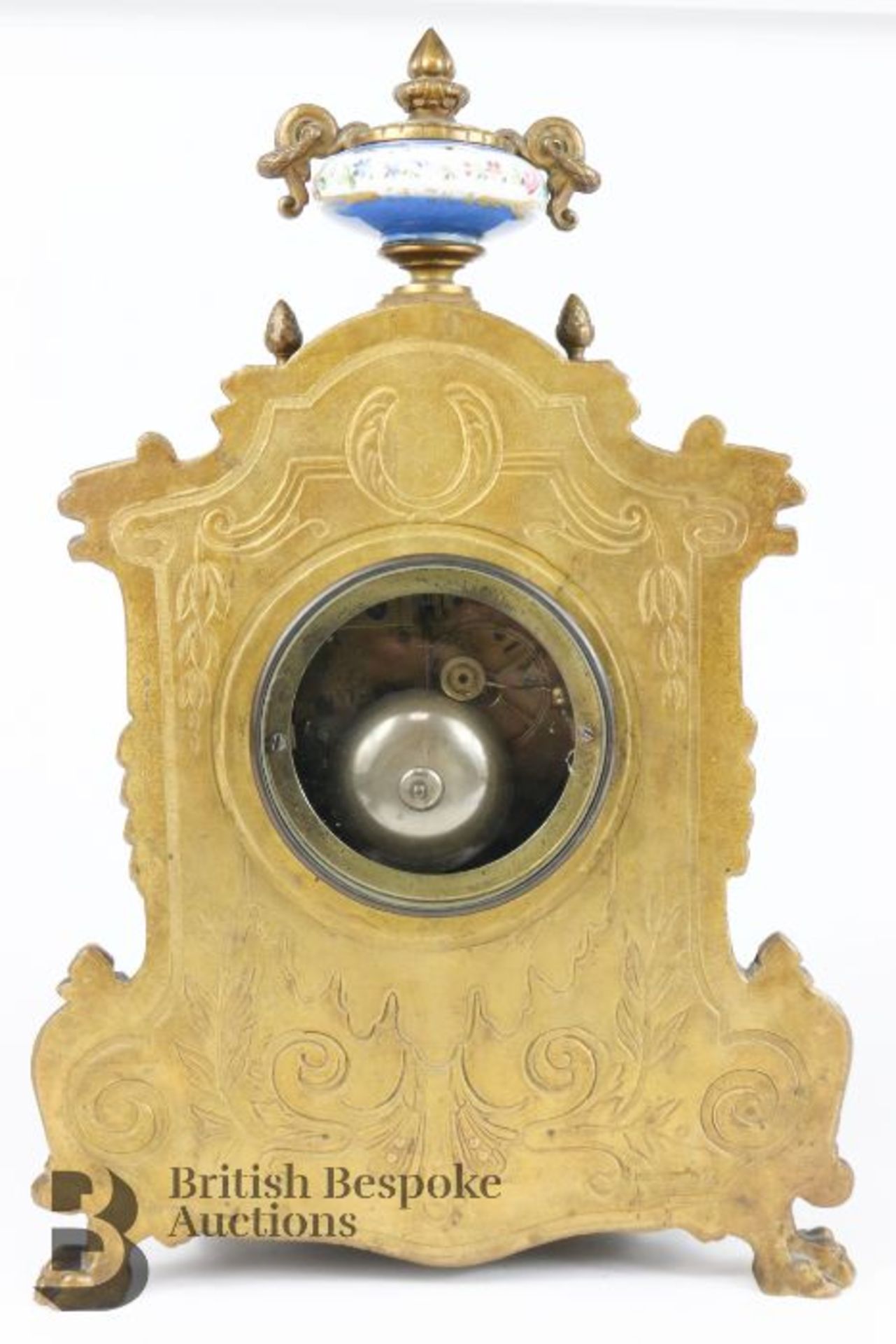 Sevres Style Mantel Clock - Bild 9 aus 12
