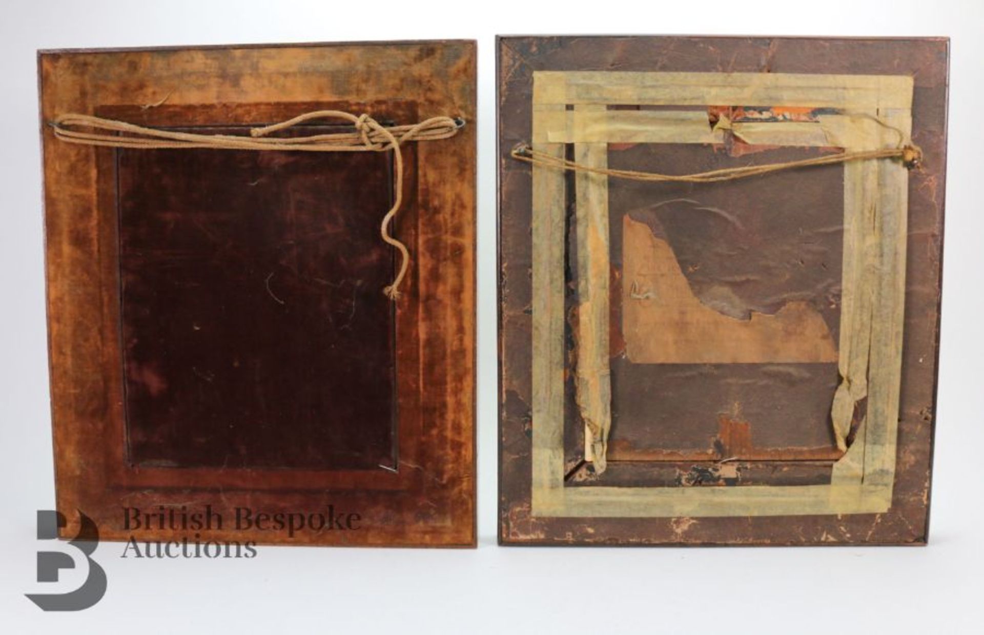 Pair of Victorian Gilt Picture Frames Within Box Frames - Bild 11 aus 12
