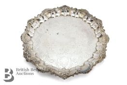 Victorian Silver Salver