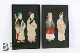 Chinese Embroidered and Painted Pictures