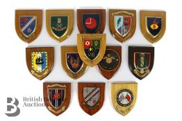 Thirteen Military and Civilian Shields
