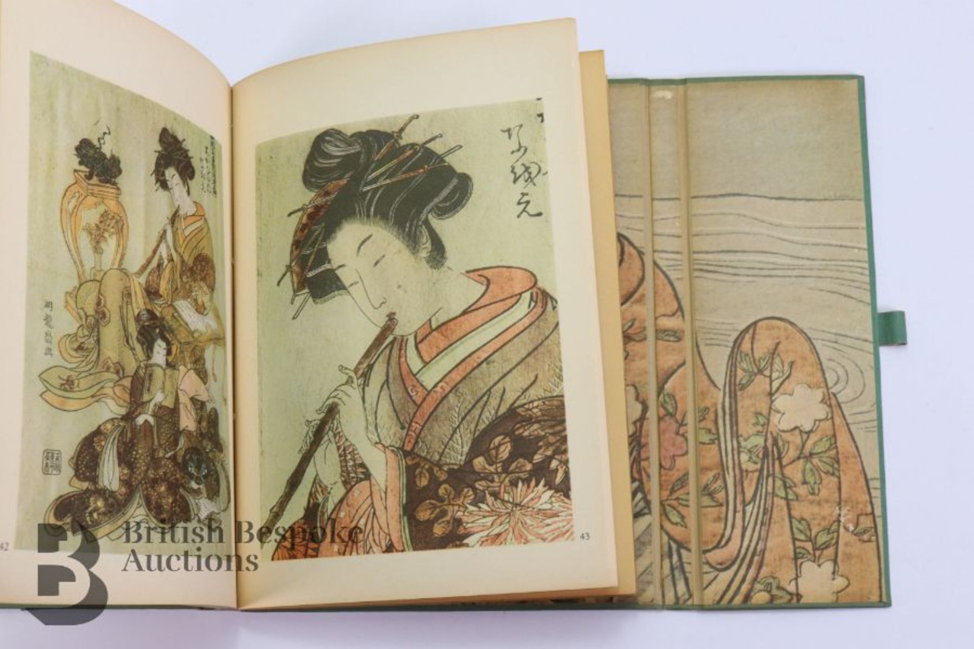 Japanese Woodblock Print and Album - Bild 9 aus 9