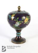 Early 20th Century Cloisonne Footed Vase