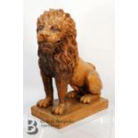 Mandeville & Bernier Terracotta Lion