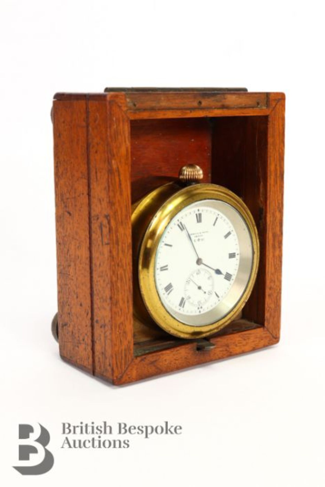 WWI John Bruce Chronometer Deck Watch - Bild 2 aus 13