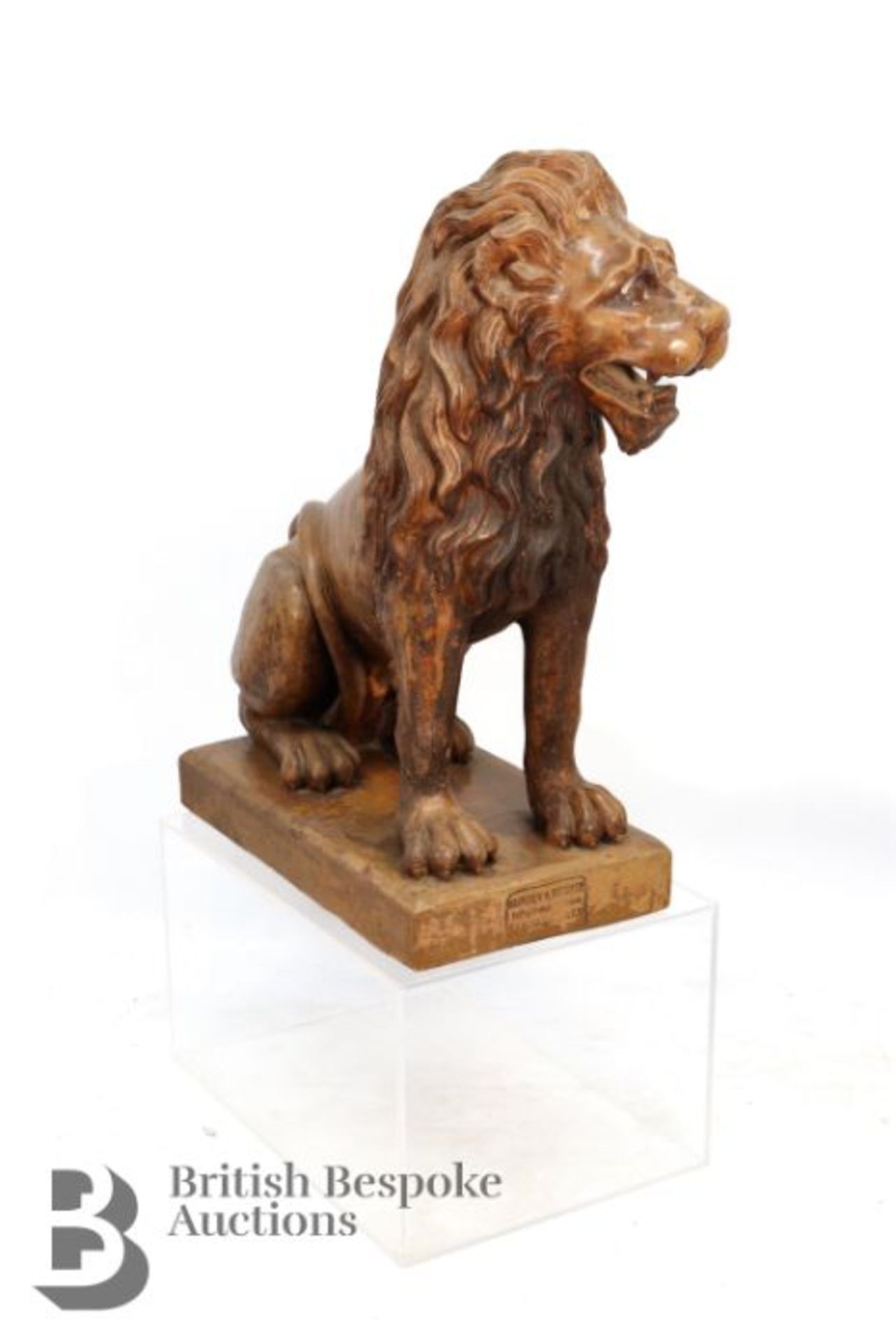 Mandeville & Bernier Terracotta Lion - Image 2 of 7
