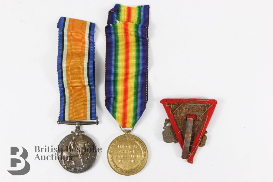World War One British War and Victory Medals - PTE W Cowan - Image 4 of 8