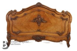 French Walnut Bed Head and Foot