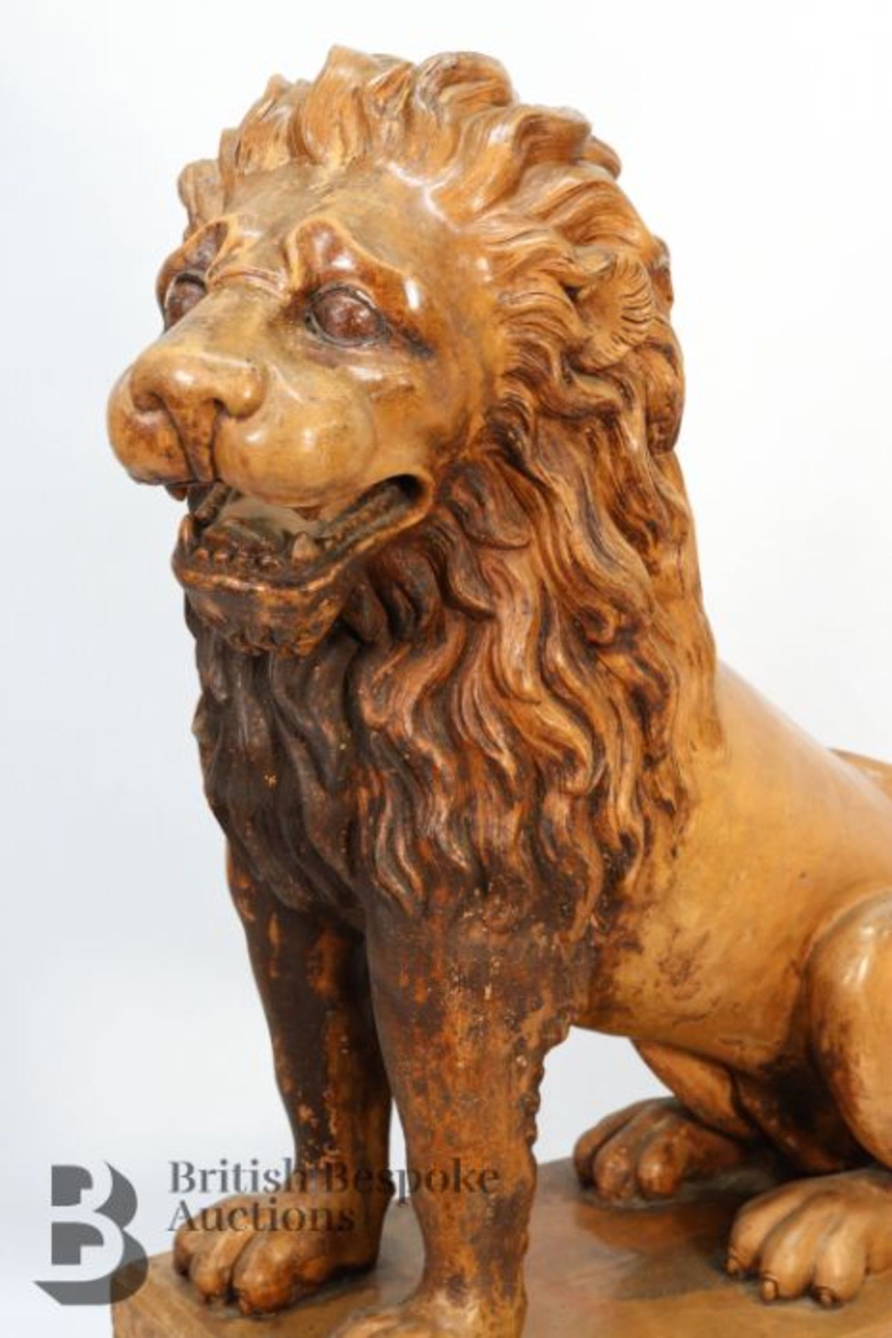 Mandeville & Bernier Terracotta Lion - Image 4 of 7