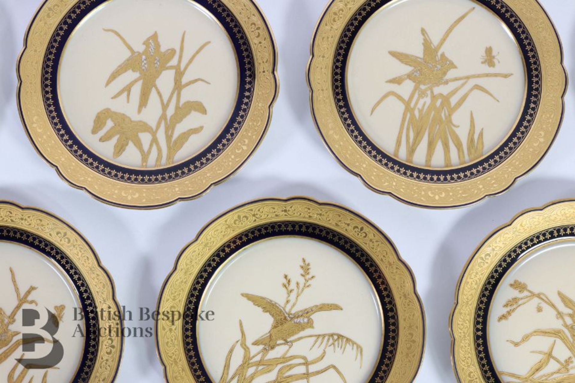 Twelve Gilded Cabinet Plates - Image 6 of 8