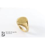 Gentleman's 9ct Gold Signet Ring