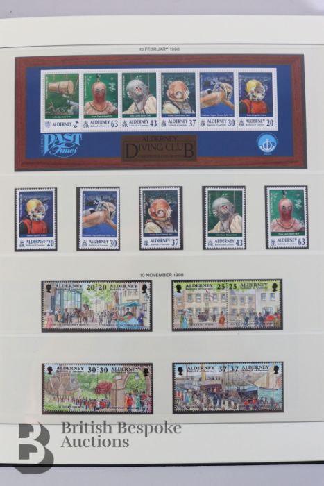 Guernsey and Alderney Mint Stamp Albums - Image 10 of 17