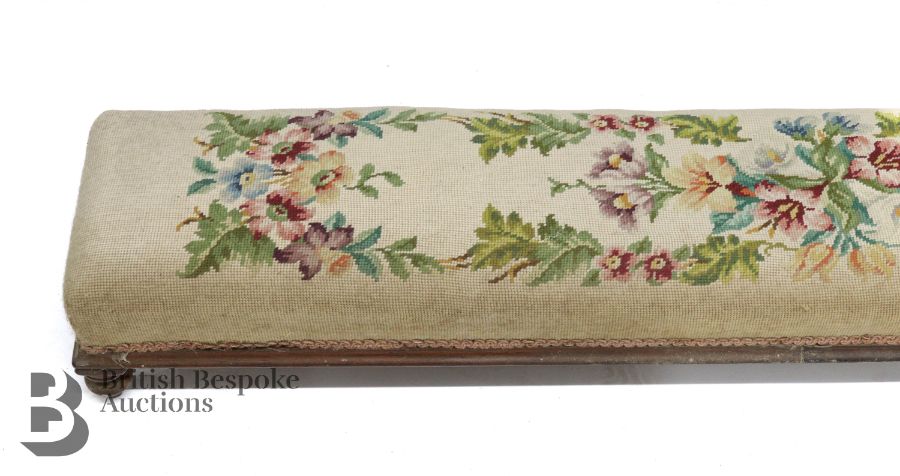 Victorian Fire Side Foot Stool - Image 2 of 4