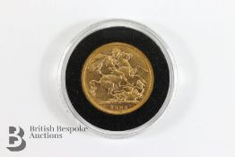 Victorian Full Gold Sovereign