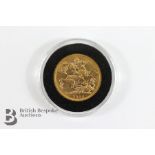 Victorian Full Gold Sovereign