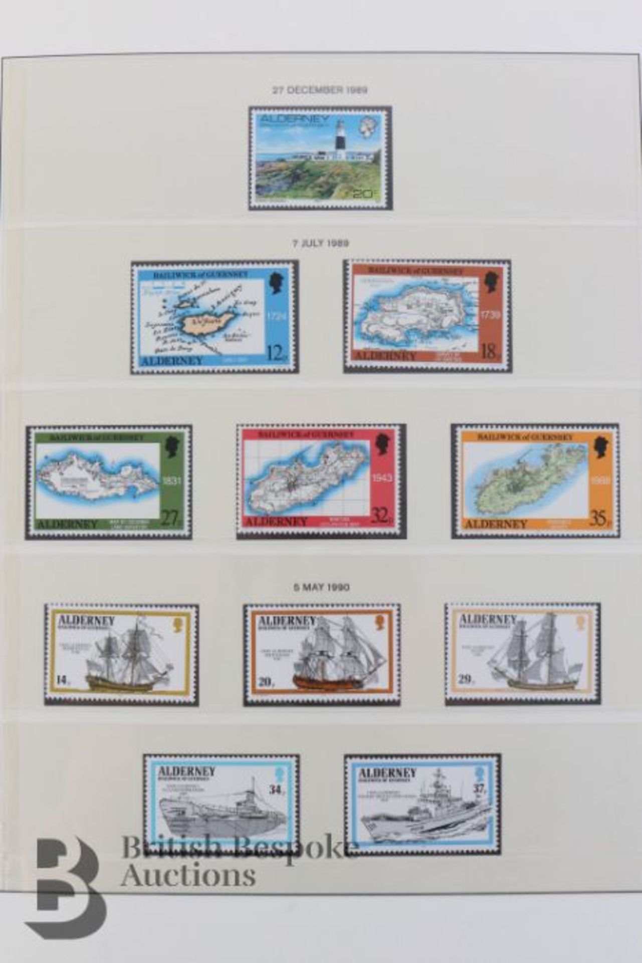 Guernsey and Alderney Mint Stamp Albums - Bild 4 aus 17