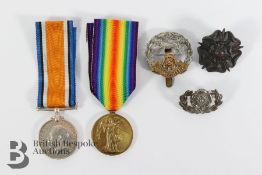 WWI Pair of Medals
