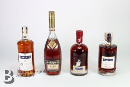 Four Bottles of French Cognac