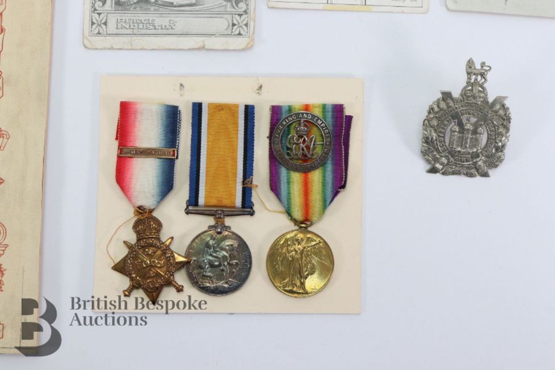 1914 Trio of Medals - Image 5 of 8