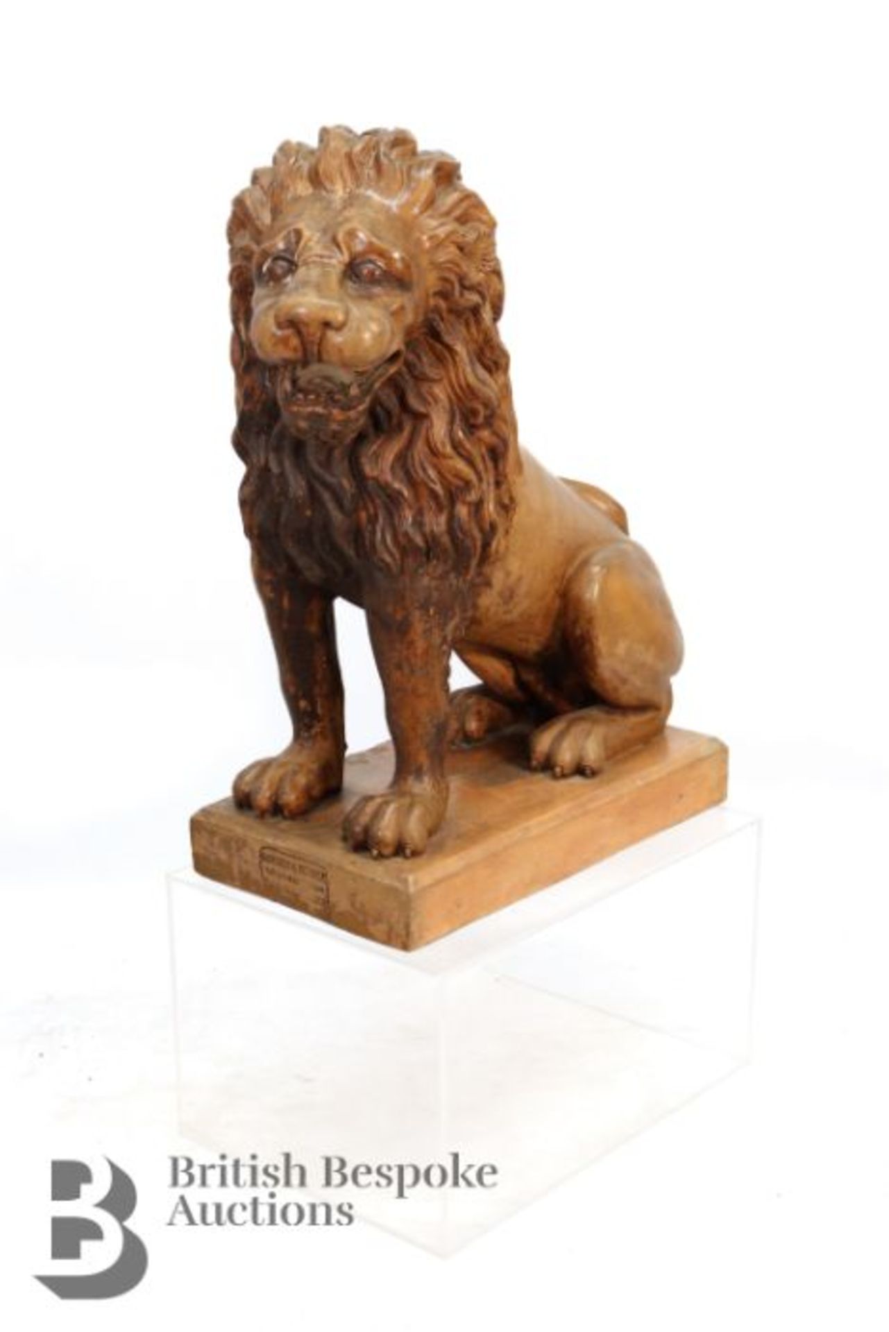 Mandeville & Bernier Terracotta Lion - Image 3 of 7