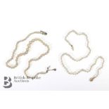 Cultured Single Strand Pearl Necklet