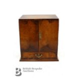 Late 19th Century Burr Walnut Smoker's Cabinet