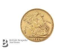 Queen Victoria 1898 Gold Full Sovereign