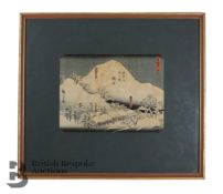 Ando Hiroshige (1797-1858) Woodblock Print