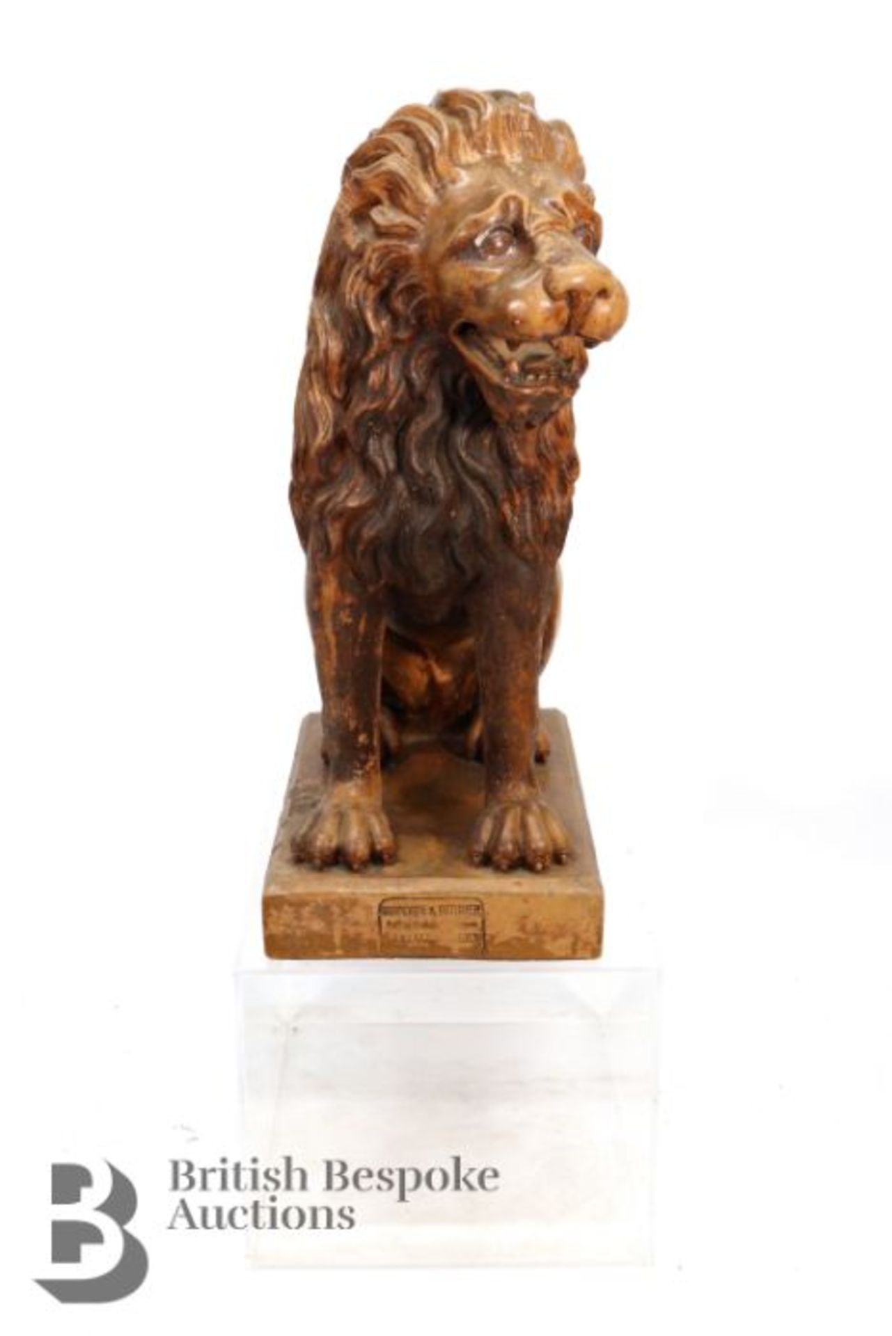 Mandeville & Bernier Terracotta Lion - Image 6 of 7