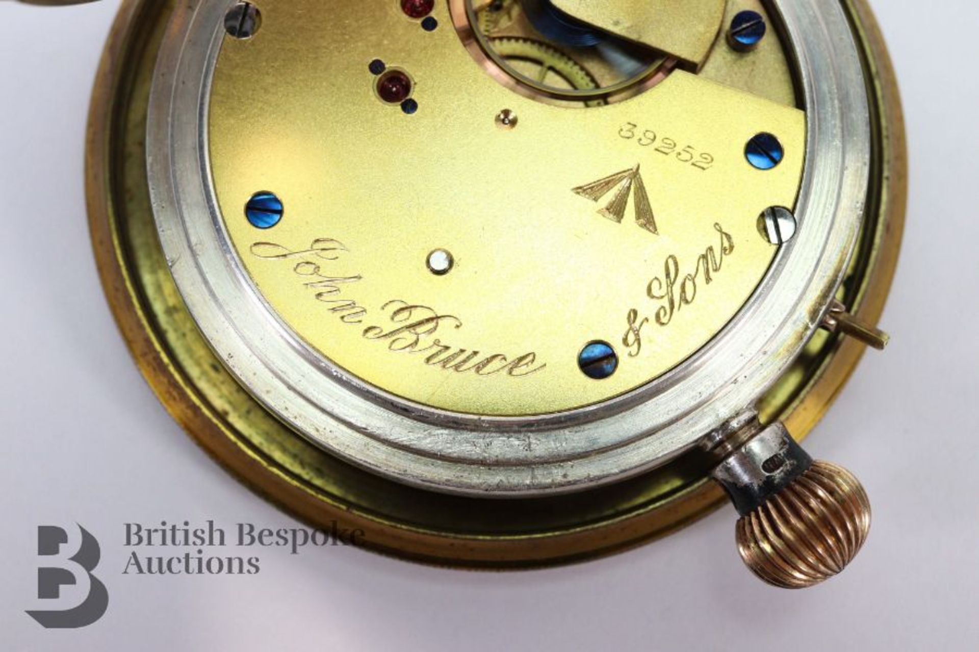 WWI John Bruce Chronometer Deck Watch - Bild 9 aus 13