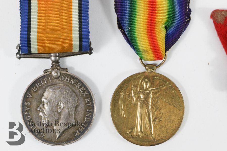 World War One British War and Victory Medals - PTE W Cowan - Image 2 of 8