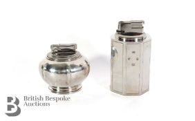 Vintage Silver Table Lighters