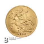 Edward VII 1910 Half Sovereign