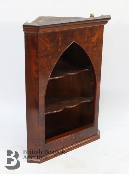 Antique Mahogany Corner Cabinet - Image 2 of 2