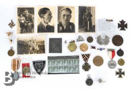 Collection of German WWI and WWII Badges, Medallions