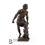 Emile Laporte (1858-1907) Bronze Sculpture