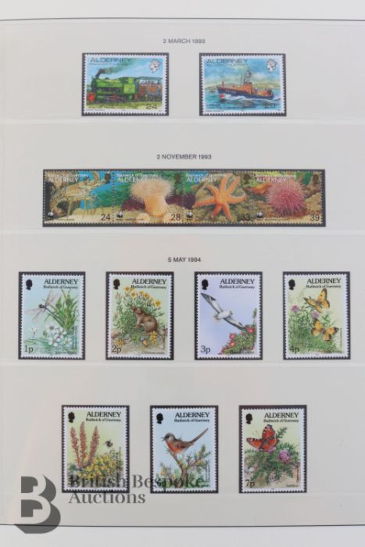 Guernsey and Alderney Mint Stamp Albums - Bild 6 aus 17