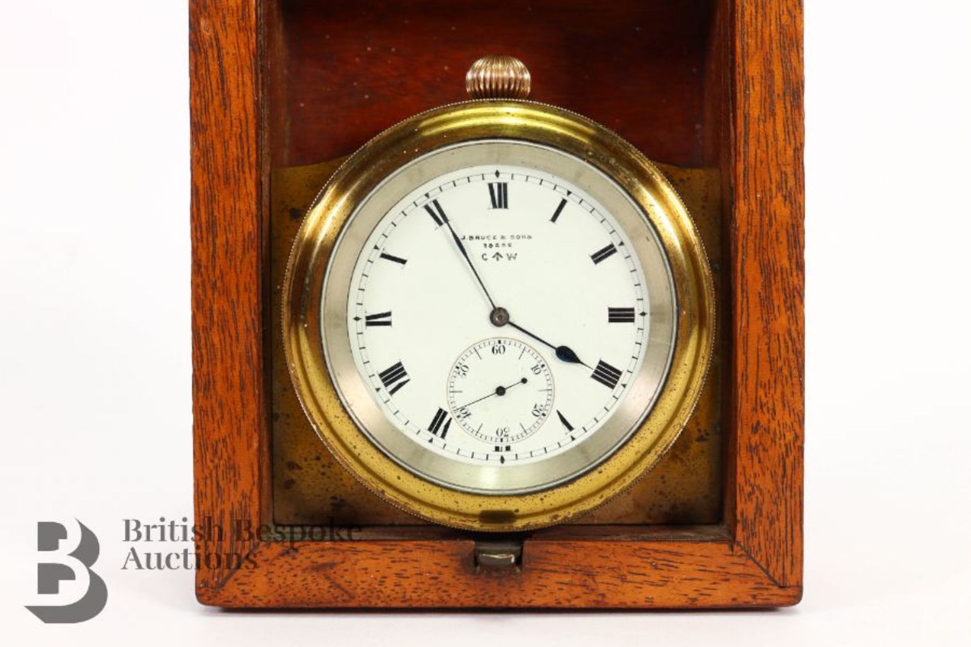 WWI John Bruce Chronometer Deck Watch - Bild 4 aus 13