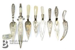 Novelty Silver and Mother of Pearl Book Marks - Signopaginophilia