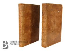 Dugdale (Sir William) Antiquities of Warwickshire Illustrated 1730 Two Volume Set Second Edition