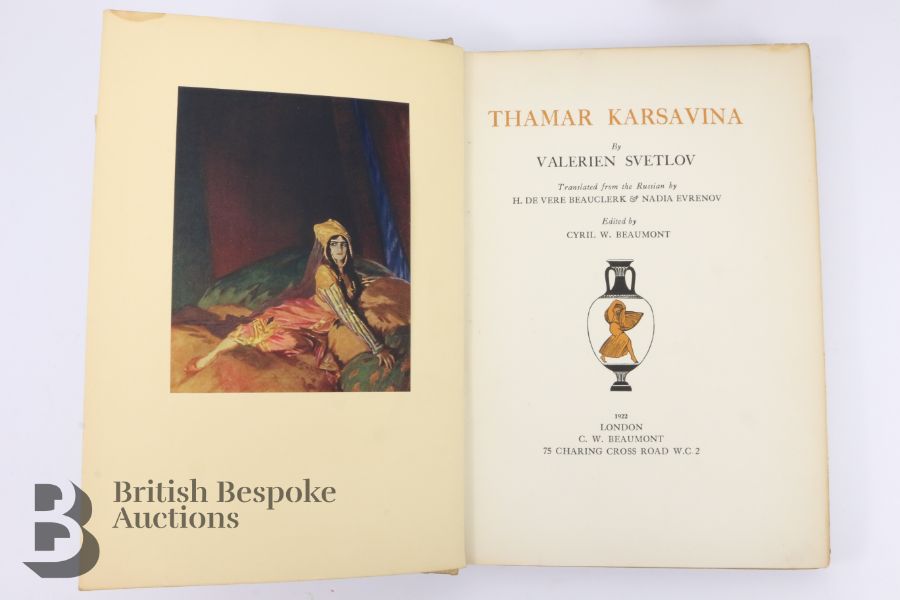 Thamar Karsavina (1885-1978) First Edition and Signed Photograph - Image 8 of 14