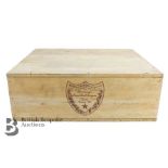 Case of Three Dom Perignon Rose Champagne