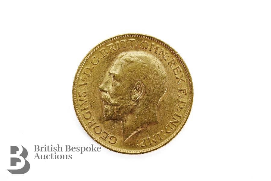 George V 1913 Full Sovereign - Image 2 of 2