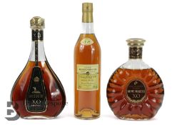 Three Bottles of Fine French Cognac