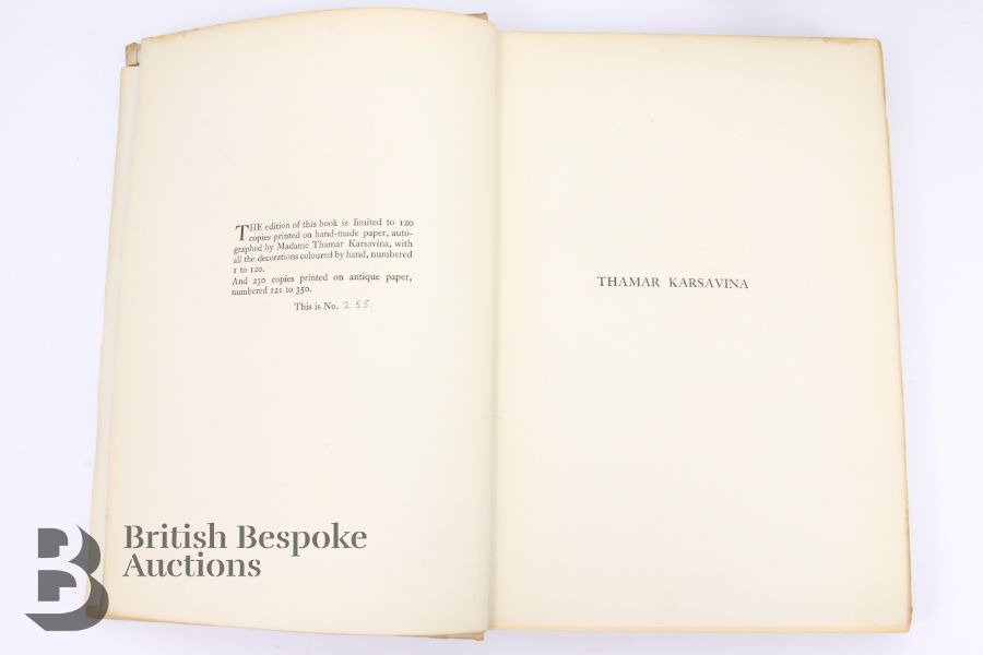 Thamar Karsavina (1885-1978) First Edition and Signed Photograph - Image 7 of 14