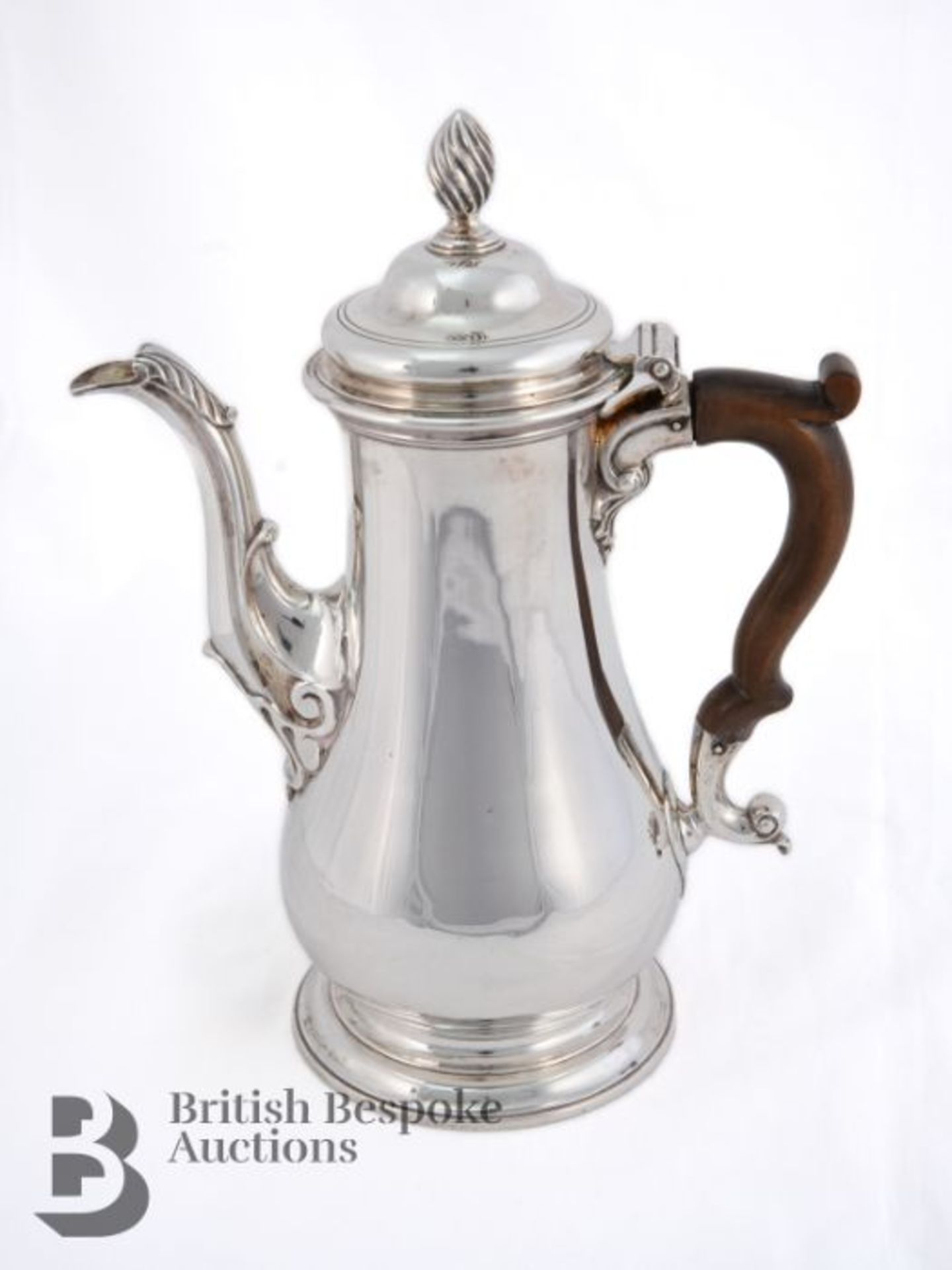 George III Silver Coffee Pot - Image 2 of 6