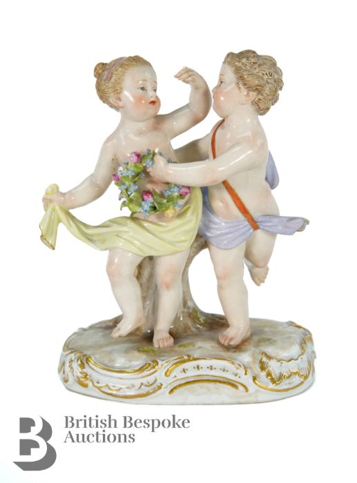 19th Century Meissen Figural Group - Image 3 of 25